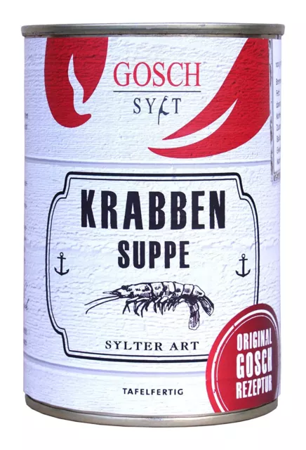 Gosch"Krabbensuppe, SYLTER ART,400 ml"