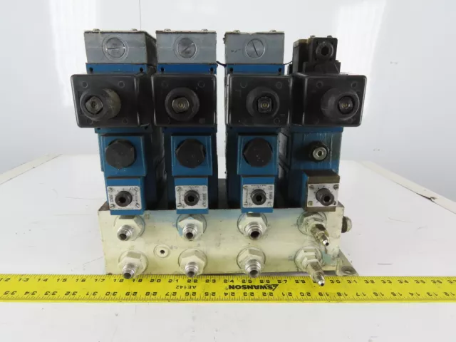 Rexroth 4WE10J31/CW110N9DAL 4/3 Way Hydraulic Regulated Check Valve Assembly