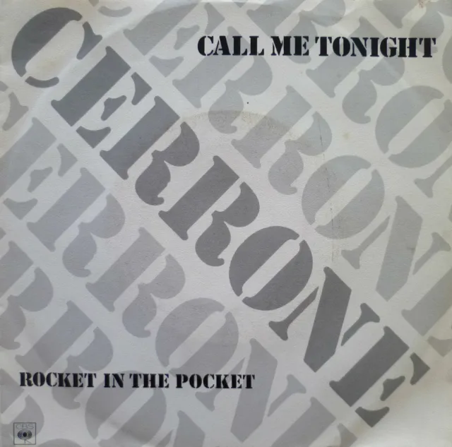 7" 1979 NL-PRESS IN MINT- ! CERRONE : Call Me Tonight