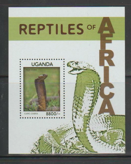Uganda Briefmarken 2012 Reptilien – Komplette Ausgabe 2780-2783 Postfrisch MNH