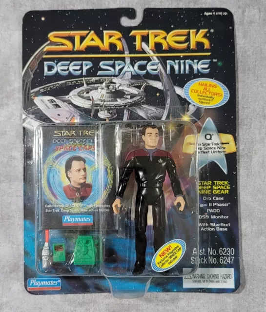 STAR TREK DEEP Space Nine Q In Ds9 Uniform Playmates Toys Mib $10.00 ...