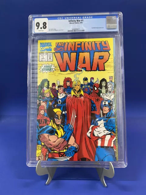 Infinity War #1 Cgc 9.8 Jim Starlin Thanos Avengers Infinity War Movie 🔑💎