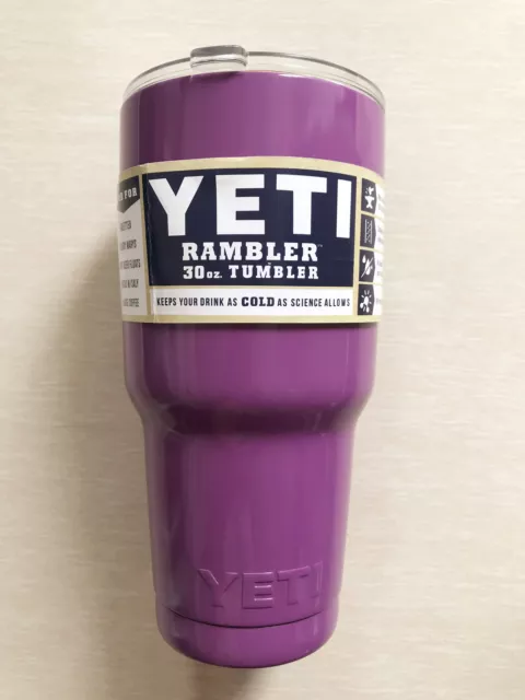 For Yeti Rambler 30oz Stainless Steel Vacuum Insulated Tumbler Purple Last one