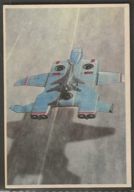 Somportex-Thunderbirds X73 (Farbige Somportex-Rückseite) 1967-#31-Qualitätskarte!!