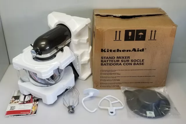 KitchenAid 5-qt Tilt Head Glass Bowl Stand Mixer w/ Flex Edge Pistachio -  NIB