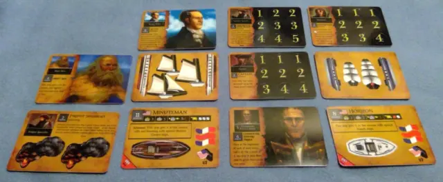 WizKids Pirates CSG Pirates of the Barbary Coast Unpunched 3 Ship 7 Crew US Lot
