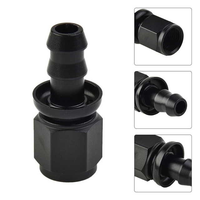 Presa Quick Connect AN6 su 3/8 gancio dritto tubo adattatore girevole F