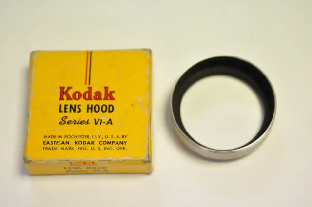 Kodak metal lens hood for series VI thread.