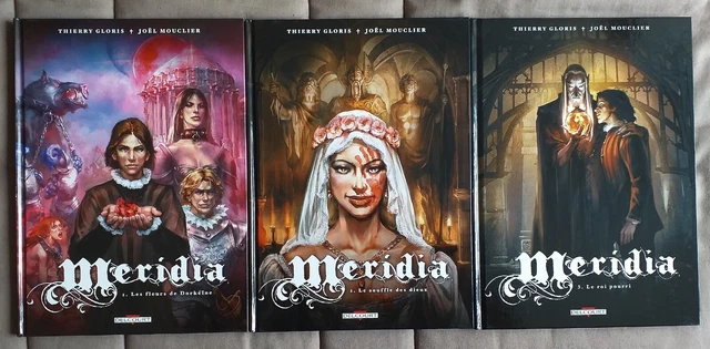 MERIDIA SÉRIE COMPLÈTE de 3 BD en EO de GLORIS et MOUCLIER éd. Delcourt ...
