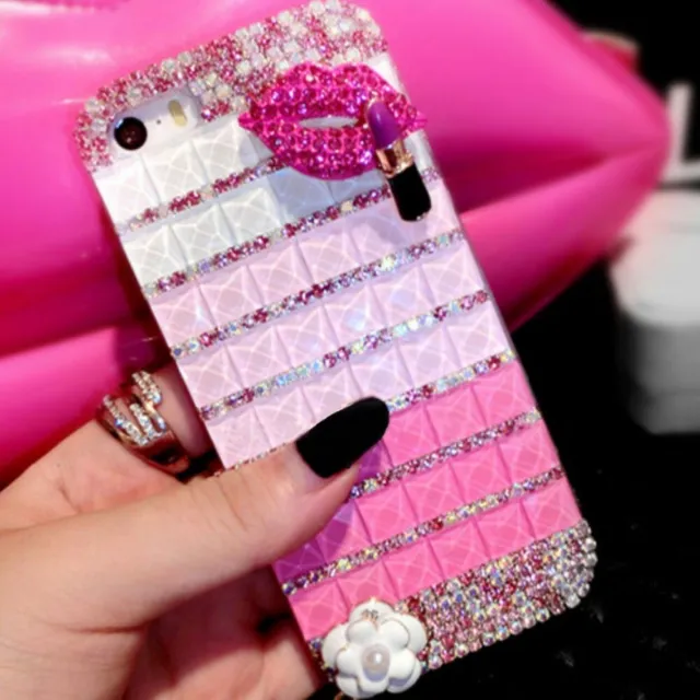 For iPhone 14 13 12 Pro Max XS XR 7 8 Luxury Rhinestone Bling Diamond Case Cover