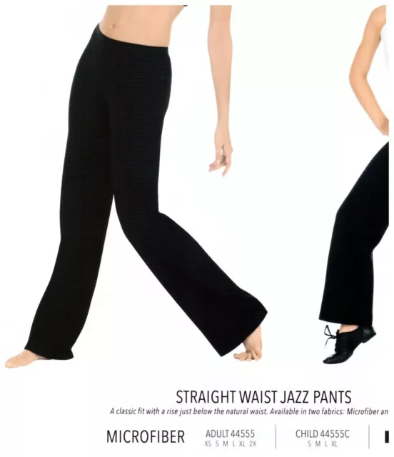 Girls Capezio Size Large Black Jazz Dance Pants Capri Flare EUC