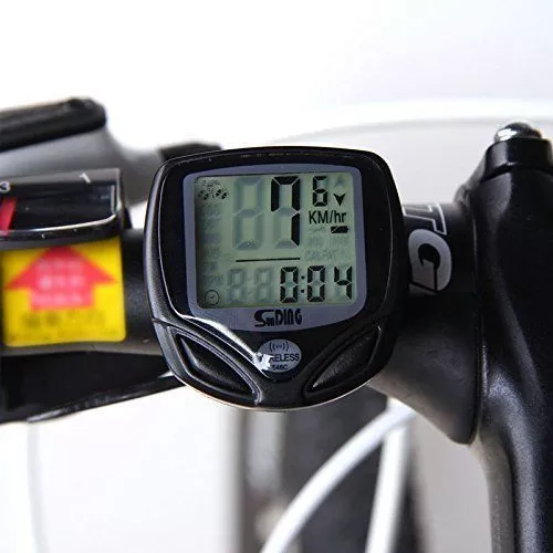 Wireless Bike Lcd  Computer Speedo Odometer Waterproof Speedometer Cycle Bicycle