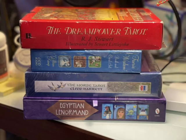 Tarot, Lenormand, Oracle Lot (3 Opened, 1 NIB)