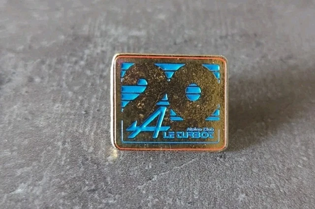 pin's Renault Alpine - 40ème anniversaire (base dorée signée LMI) | UK