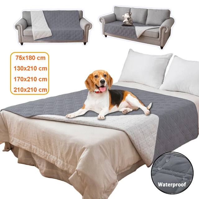 Waterproof Quilted Bed Covers Pet Mattress Protector Sofa Mat Blanket Bedspread