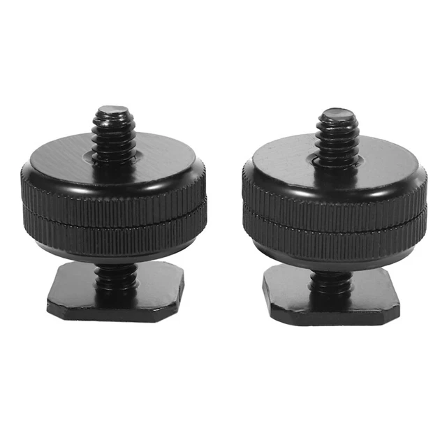1/4 pollici-20 adattatore montaggio scarpe calde treppiede vite a flash scarpa calda per DSLR Q7G2