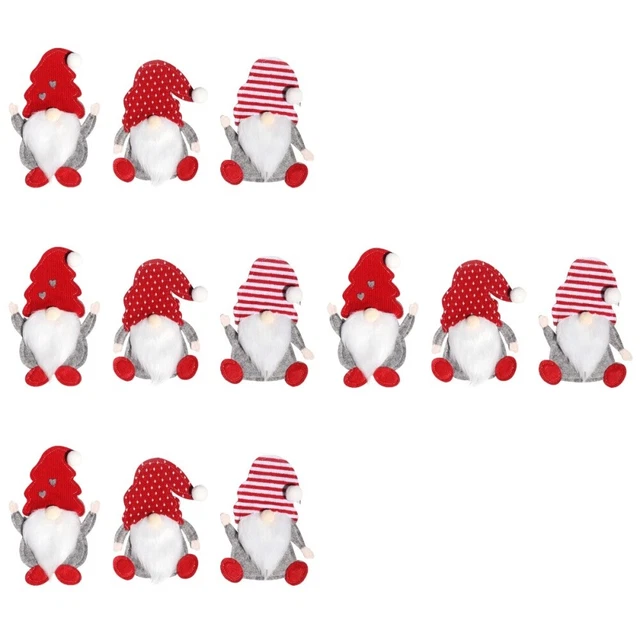12 pz bella bambola Rodolfo tema Natale borsa posate forchetta cucchiaio tasca