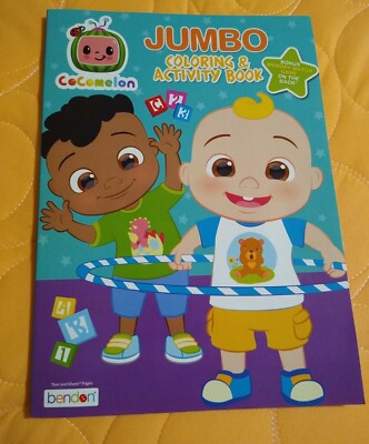 COCOMELON JUMBO COLORING & Activity Book with Tear/Share Pages New ...