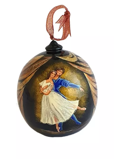 Boule de Noel en bois noir - Ballet