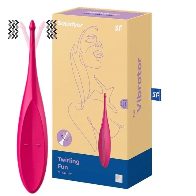 Satisfyer - Estimulador de punto de clítoris de silicona, vibrador...