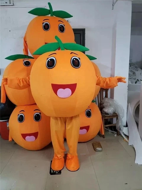 ORANGE FRUIT MASCOT Costume Cosplay Party Fancy Dress Outfits Carnival orange-fruit-mascot-costume-cosplay-party-fancy-dress-outfits-carnival