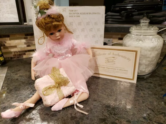 Jaqueline Ballerina Doll Heritage Signature Collection # 12417