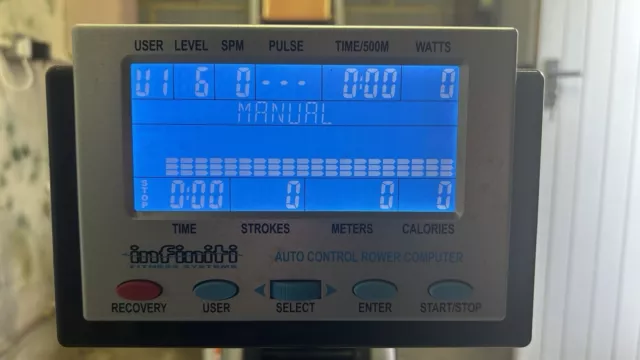 INFINITI FITNESS R100 APM Premier Rower Folding Rowing Machine with HR Monitor 50.00 PicClick UK