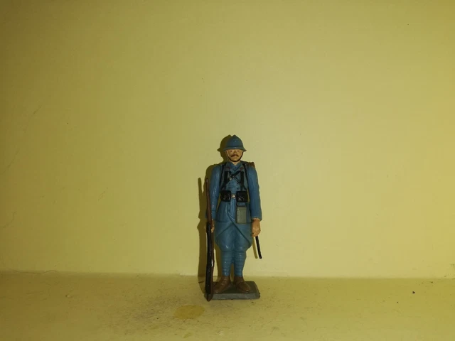 Figurine Starlux Armée Moderne - Fantassin Avec Fusil Mitrailleur, Occasion