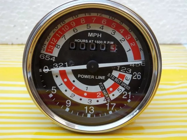 MPH Tachometer for Massey Ferguson 135, 148 Tractor- 898469M91, 898471M91