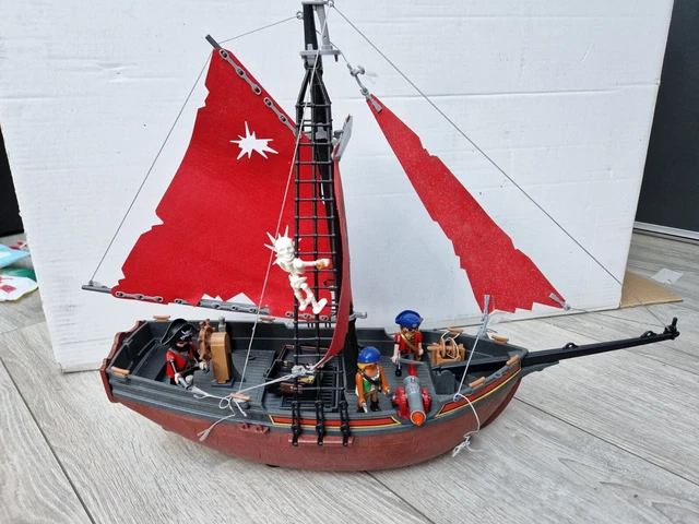Maquette De Bateau Pirate Vintage Carrera Tulip Toys – Neuve, Dans Sa Boîte