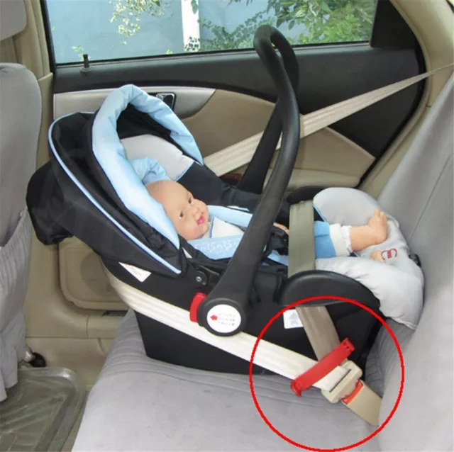 1/2X Safe Baby Car Child Toddler Seat Safety Belt Clip Strap Fixed Lock Buckle 2