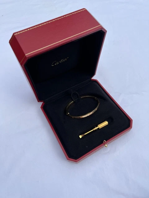 Cartier Love Bangle (750 19 Cartier (R) Ip 6688 *001) £191.00 - Picclick Uk