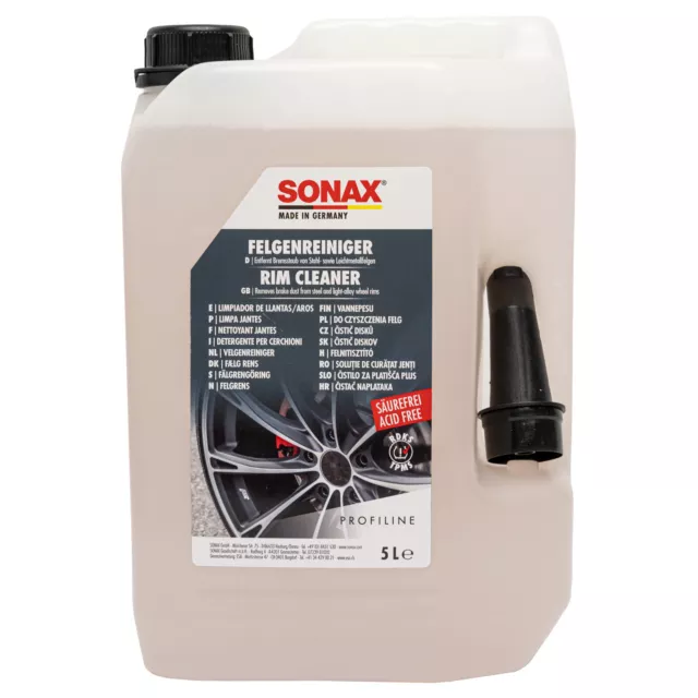 SONAX PROFILINE Felgen Reiniger Alufelgen&Stahlfelgen Reinigung 5 Liter