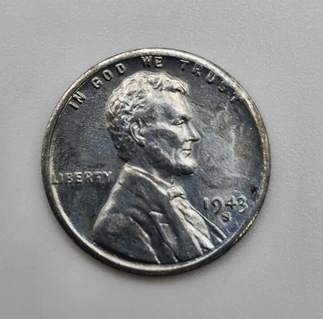1943 S Steel Lincoln Wheat Cent Penny   UNCIRCULATED  FREE SHIPPING  RARE