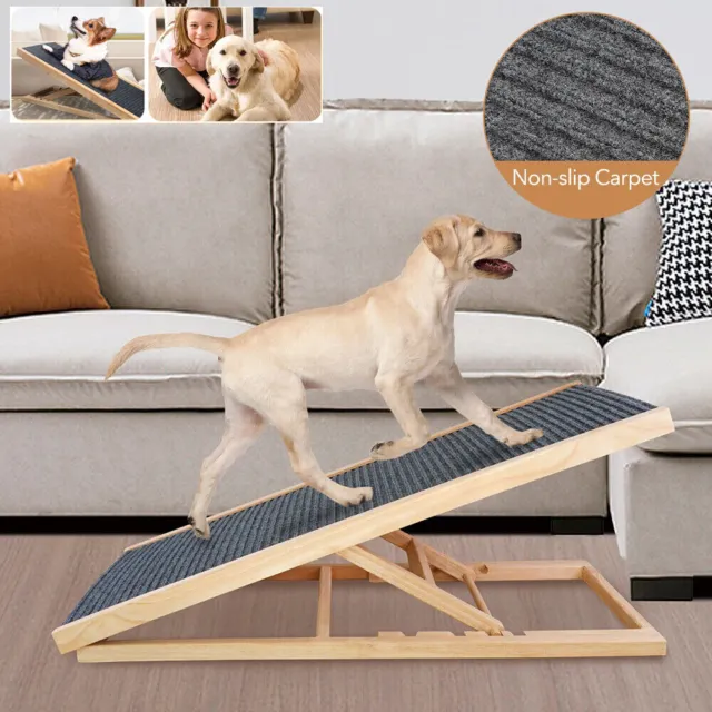 Dog Ramp for Bed Car Ramp Folding Pet Ramp Dog Stairs Cat Ramp Portable Dog Step