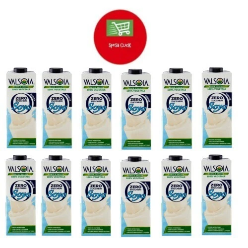 Valsoia Bontà e Salute Zero Zuccheri Soya   12 Litri
