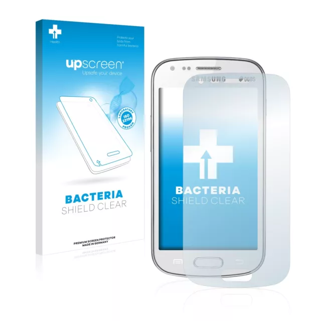 upscreen Schutzfolie für Samsung GT-S7562 Anti-Bakteriell Displayfolie Klar