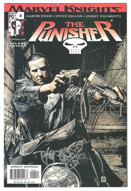 Punisher #5 VF/NM Signed by Tim Bradstreet 2001