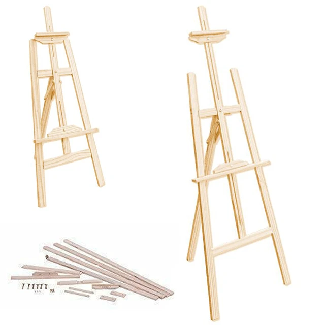 Cavalletto Trepiedi In Alluminio Per Tele E Disegno - Altezza 160cm Per Artisti - Foto 9