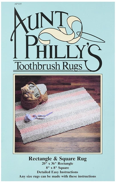 Alfombra rectangular y cuadrada para cepillo de dientes Aunt Philly's