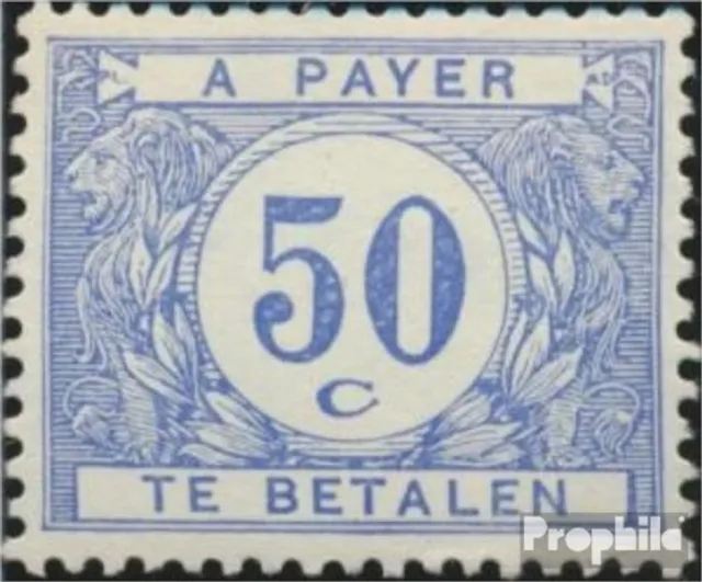 Belgique p28a neuf 1921 Porto Marque