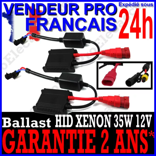 2 Ballastre Xenon 35W Slim Pour Kit Hid H1 H3 H4 H7 H9 H11 Hb3 Hb4 De Rechange