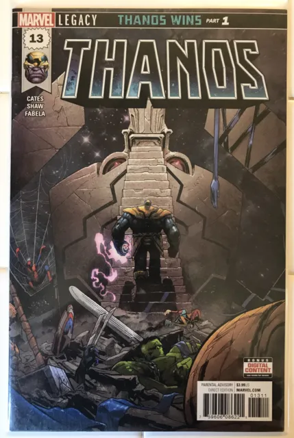 Thanos #13 1st Appr Cosmic Ghost Rider NM+ 9.8 1st Print Marvel 2017 CGC Ready!