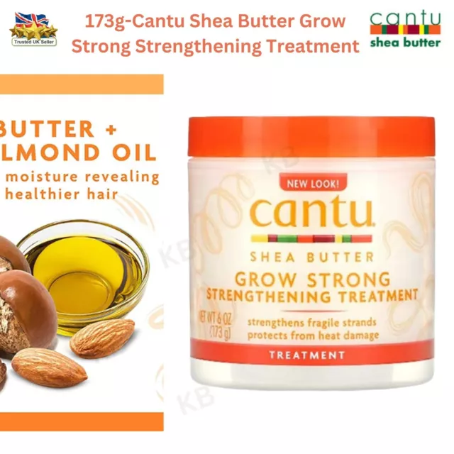 Cantu Grow Strong Strengthening Treatment 173g UK Seller Free Postage