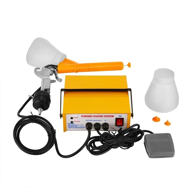 New Portable Manual Spray Gun Electrostatic Spray Powder Coating Gun 110V/220V