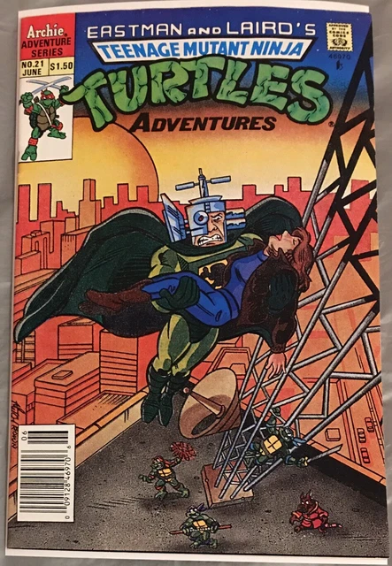 Teenage Mutant Ninja Turtles Adventures 21 FN/VF Canadian Newsstand Variant TMNT