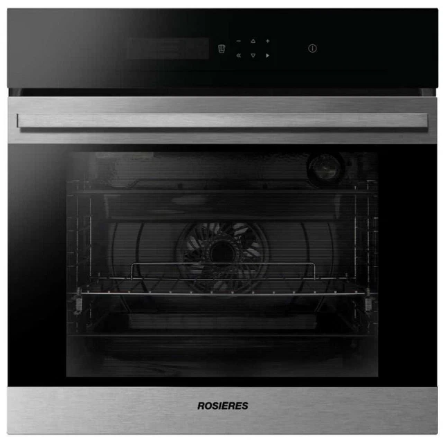 rosieres four intégrable multifonction 70l 60cm a+ pyrolyse noir / inox