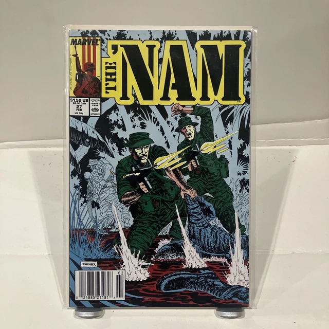 The Nam #27 By Murray Glanzman Wagner Cover Vietnam War POW MIA Marvel 1989
