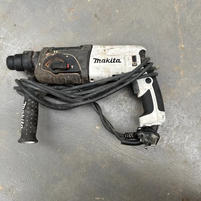 Makita HR2470 White Corded Rotary SDS+ Hammer Drill