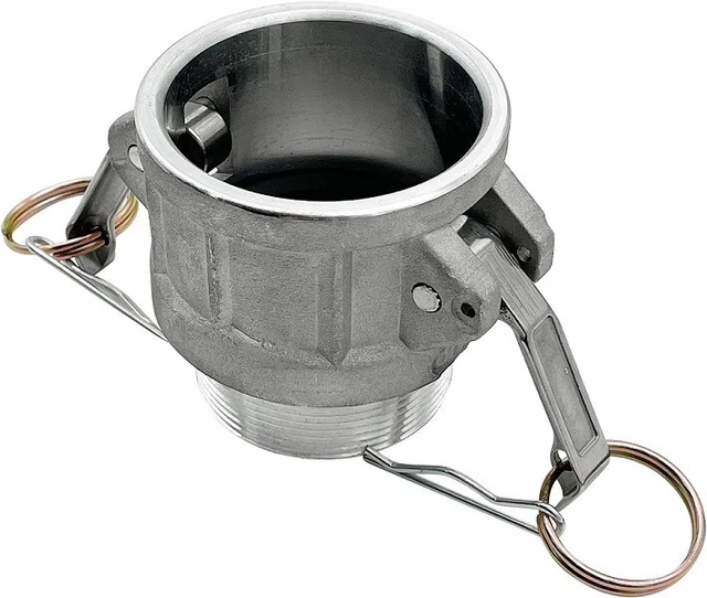 2 PCS 3" Raccords Camlock Aluminium Partie B Coupleur Femelle